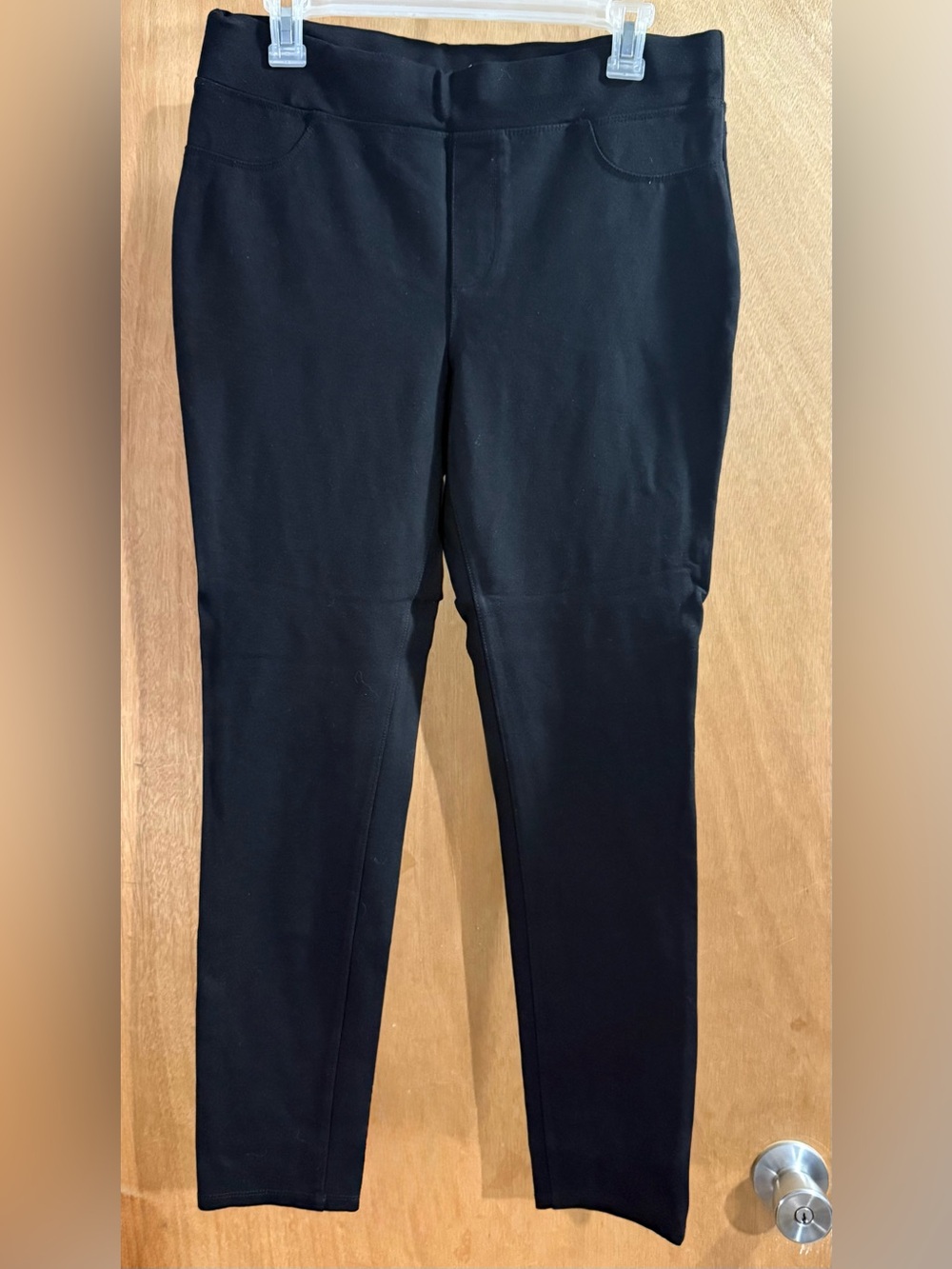 St. John's Bay Black Skinny Ponte Pants